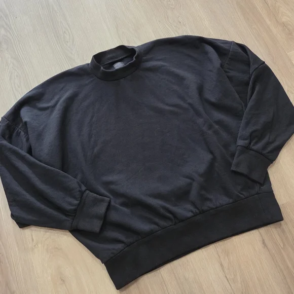 Nike ESC Every Stitch Considered Blk Unisex Mock Neck Oversized Sweatshirt L - Picture 4 of 10